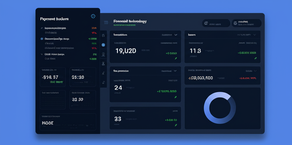 Payment clearing system dashboard